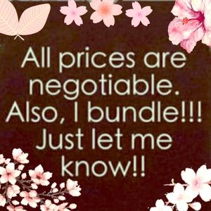 All reasonable offers will be considered!